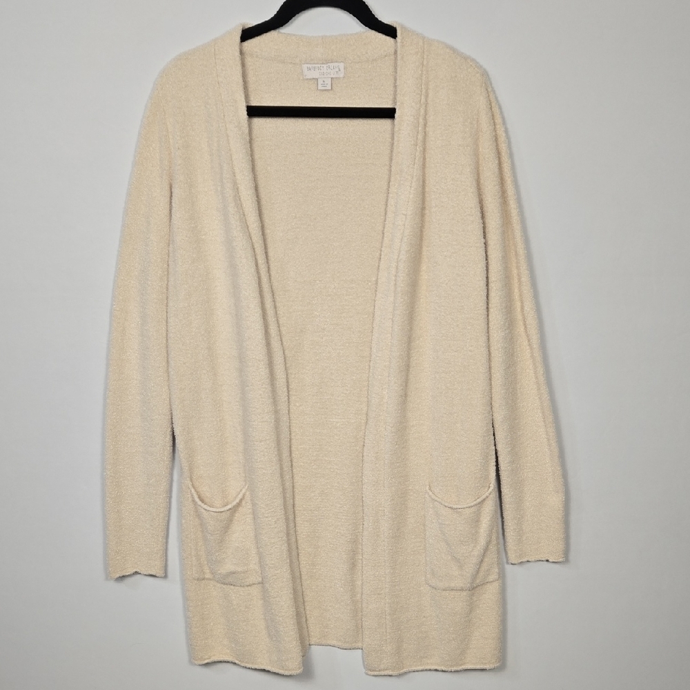 Barefoot Dreams CozyChic Lite Cardigan – Cream – Women’s M – Soft & Cozy